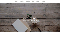 Desktop Screenshot of macquariebaptist.org.au